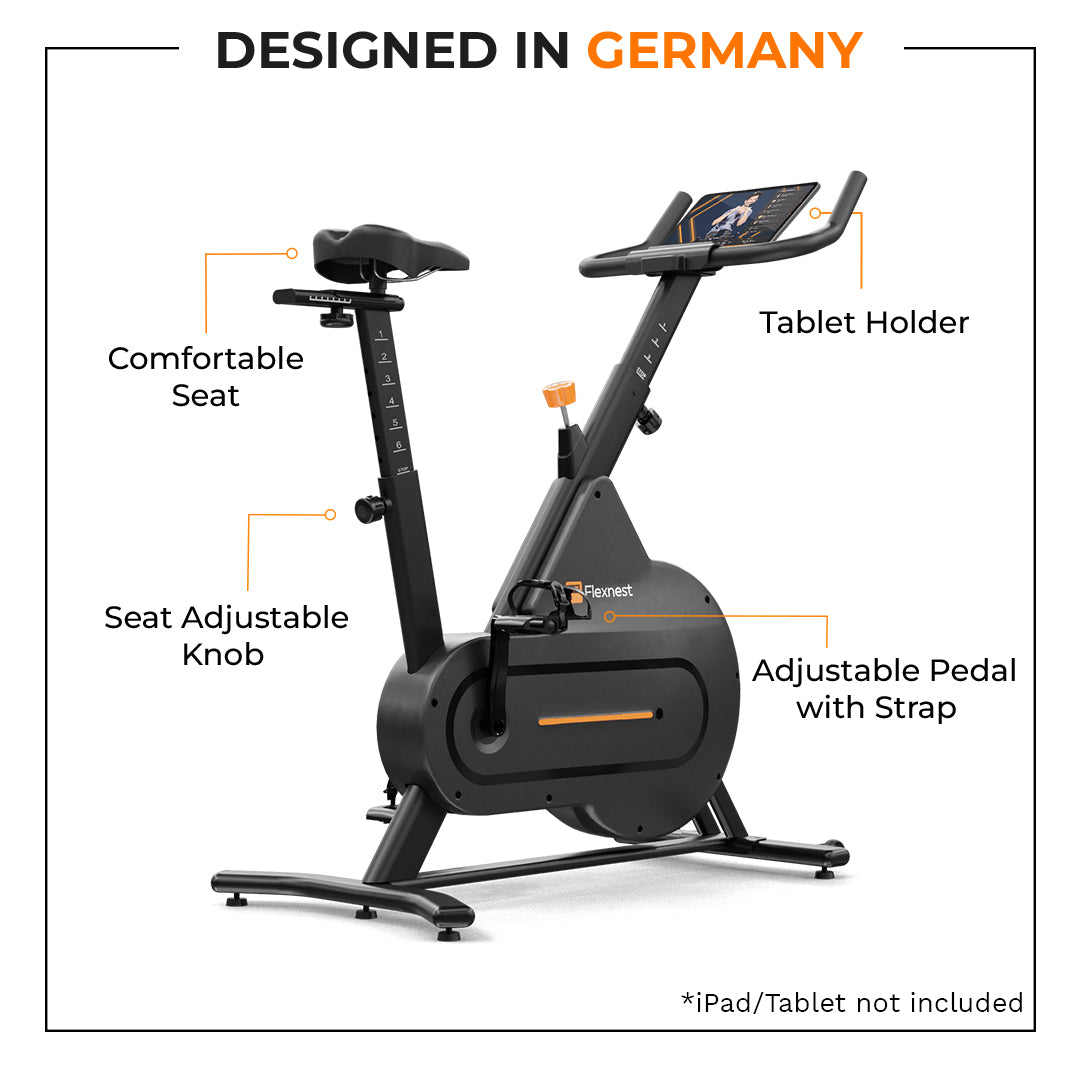 Flexbike Lite by Flexnest Smart Indoor Spin Exercise Cycle for Home